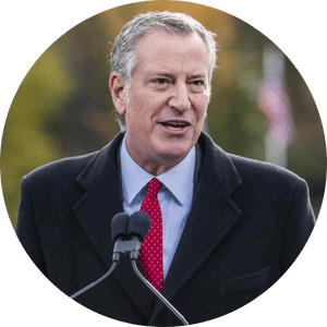 Portrait of Bill de Blasio