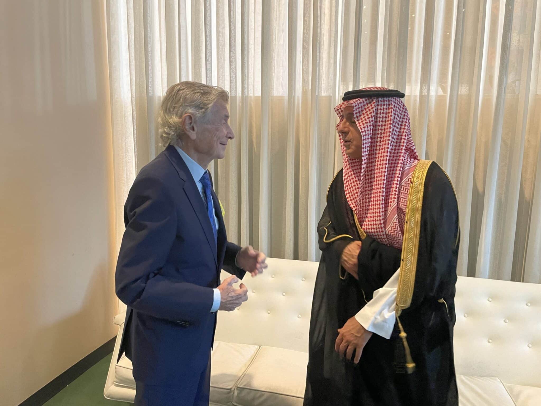 THE NEWS INTERNATIONAL: Saudi minister, American Jewish Congress president pledge to work together