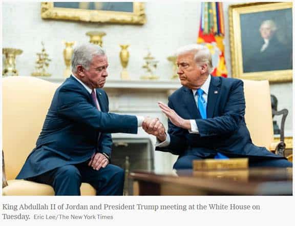 Jordan’s King Open To US Role In Gaza’s Future, Takes In 2,000 Gazan Children, But Worried About Exodus—Some Palestinian And Arab Voices Support Trump’s Idea